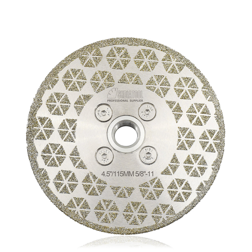 Electroplated Saw Blade Granite Marble Single Side Coated with M14 or 5/8-11 Flange