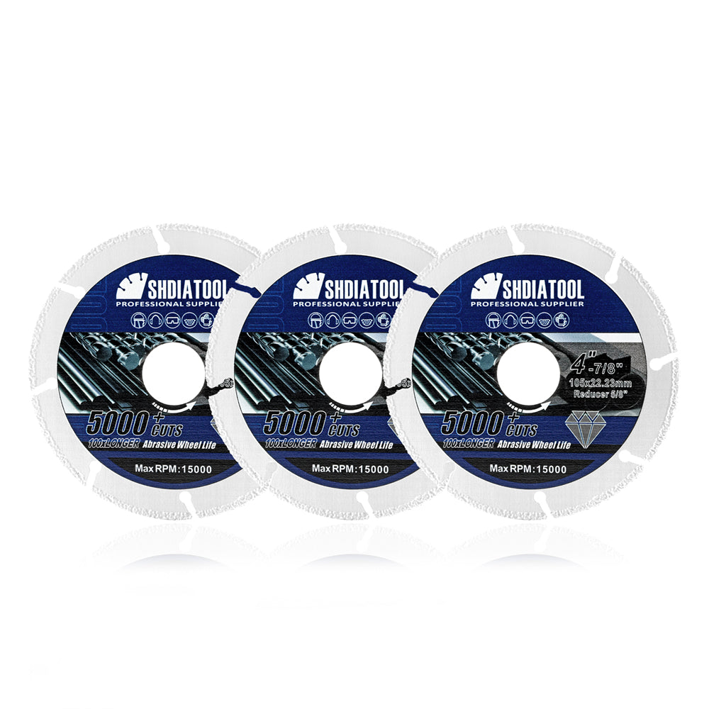 Diamond Metal Cutting Disc 3"/4"/4.5"/5" for Steel Tube Iron Rebar Saw Blade