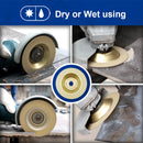 SHDIATOOL 1/2/3pcs 4.5inch/5inch Brazed Rock Plate Bowl Cutting Grinding Disc 115mm/125mm Dekton Porcelain Tile Ceramic Marble Granite