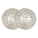 Electroplated Cutting Grinding Disc Double Side M14 or 5/8-11 Flange