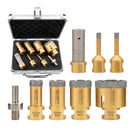 SHDIATOOL Diamond Drill Core Bits for Granite Marble Ceramic Porcelain 6pcs/Box M14 Thread