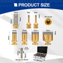 SHDIATOOL Diamond Drill Core Bits for Granite Marble Ceramic Porcelain 6pcs/Box M14 Thread