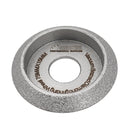 3" SHDIATOOL V-shape Diamond Hand Grinding Wheels for Marble Ceramic Carving Edge - SHDIATOOL