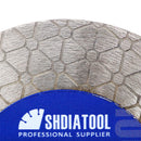 SHDIATOOL Diamond Cutting and Grinding Discs 125MM Triangle Double Sided Vacuum Brazed Diamond Blade for Granite Marble Procelain Ceramic Tile Stone - SHDIATOOL