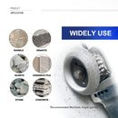 3" SHDIATOOL V-shape Diamond Hand Grinding Wheels for Marble Ceramic Carving Edge - SHDIATOOL