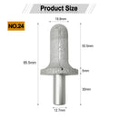 Diamond Router Bits with 1/2" Shank for Granite Marble 31 sizes 2pcs - SHDIATOOL