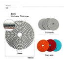 3 Step Diamond Polishing Pads 3PCS 4inch Premium Resin Bond for Marble - SHDIATOOL