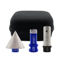 Diamond Drill Bits 3pcs Marble Ceramic Granite Hole Saw 5/8-11 SHDIATOOL