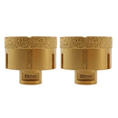 SHDIATOOL 20-160mm Dry Diamond Drilling Core Bits for Ceramic Marble M14 Thread - SHDIATOOL
