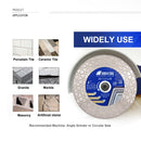 5"Diamond Cutting Grinding Discs Triangle Double Sided Granite Marble Ceramic - SHDIATOOL