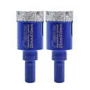 SHDIATOOL Diamond Drill Core Bits with Triangle Shank for Porcelain Tile Ceramic Granite Marble Masonry Stone Diamond Hole Saw Dia 20-68mm - SHDIATOOL