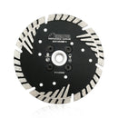 Turbo Blade with Slant Protection Teeth Cutting Granite Marble Concrete 4" 4.5" 5" 7" 9" - SHDIATOOL