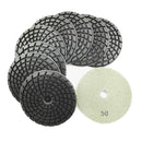 SHDIATOOL 4" Concrete Wet Diamond Polishing Pads Polishing Concrete 9/12pcs - SHDIATOOL