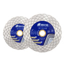SHDIATOOL Diamond Cutting Grinding Disc Segmented Double-sided 5pcs Dia 4.5"/5" Porcelain Tile Marble Saw Blades