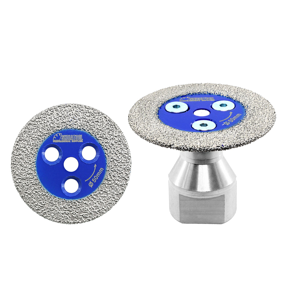 Diamond Engraving Saw Blade 40/50mm for Marble Granite M14 or 5/8"-11 Flange - SHDIATOOL