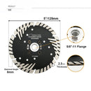 Diamond Saw Blade 5"/9" Granite Marble Concrete Brick Tile 5/8-11 Flange SHDIATOOL