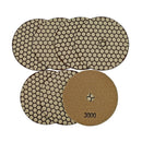 SHDIATOOL 5Inch Dry Diamond polishing Pad Grit50 for Granite Marble - SHDIATOOL