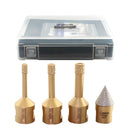 SHDIATOOL Diamond Drill Bits 4pcs/set 6/8/10mm Core Bit+20mm Chamfer Bit Granite Marble Porcelain Tile Ceramic Hole Saw M14 Thread - SHDIATOOL