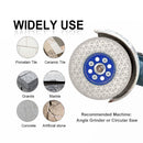 Saw Blades 5pcs 4/4.5/5"Cutting Grinding for Granite Concrete M14 or 5/8-11 Flange