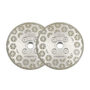 Electroplated Cutting Grinding Disc Double Side M14 or 5/8-11 Flange