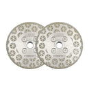 Electroplated Cutting Grinding Disc Double Side M14 or 5/8-11 Flange