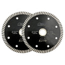 SHDIATOOL Turbo Diamond Saw Blade 4"-10"Ceramic Tile Granite Marble - SHDIATOOL
