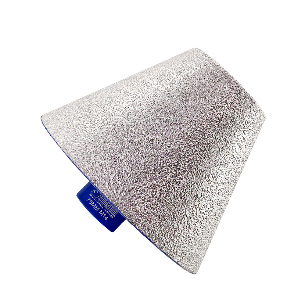 SHDIATOOL Diamond Beveling Chamfer Bits 5/8-11 or M14 or M10 Thread for Granite Marble Tiles Existing Holes Enlarging Polishing Shaping Dia 20/35/50/75mm - SHDIATOOL