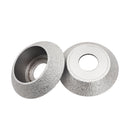 3" SHDIATOOL V-shape Diamond Hand Grinding Wheels for Marble Ceramic Carving Edge - SHDIATOOL