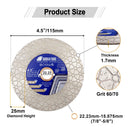 Cutting Grinding Disc Triangle Segment 4.5" Ceramic Tile Marble Granite Saw Blade