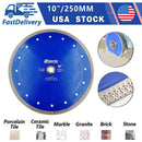 SHDIATOOL Diamond Saw Blade Cutting Porcelain Tile Ceramic Granite Marble 4 "4.5" 5" 10" - SHDIATOOL