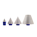 SHDIATOOL Diamond Beveling Chamfer Bits 5/8-11 or M14 or M10 Thread for Granite Marble Tiles Existing Holes Enlarging Polishing Shaping Dia 20/35/50/75mm - SHDIATOOL