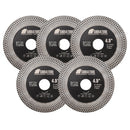 SHDIATOOL X Mesh Turbo Double Sided Diamond Cutting Grinding Disc for Tile Ceramic Marble Stone 4''/4.5''/5''/9" - SHDIATOOL