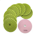 SHDIATOOL 4" Concrete Wet Diamond Polishing Pads Polishing Concrete 9/12pcs - SHDIATOOL