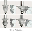 Diamond Router Bits with 1/2" Shank for Granite Marble 31 sizes 2pcs - SHDIATOOL