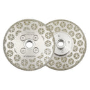 Electroplated Cutting Grinding Disc Double Side M14 or 5/8-11 Flange