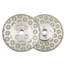 Electroplated Cutting Grinding Disc Double Side M14 or 5/8-11 Flange