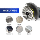 SHDIATOOL 4 Step 4"/100 Diamond Square Shape Dry/Wet Polishing Pads