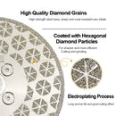 Electroplated Saw Blade Granite Marble Single Side Coated with M14 or 5/8-11 Flange