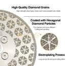 Electroplated Saw Blade Granite Marble Single Side Coated with M14 or 5/8-11 Flange