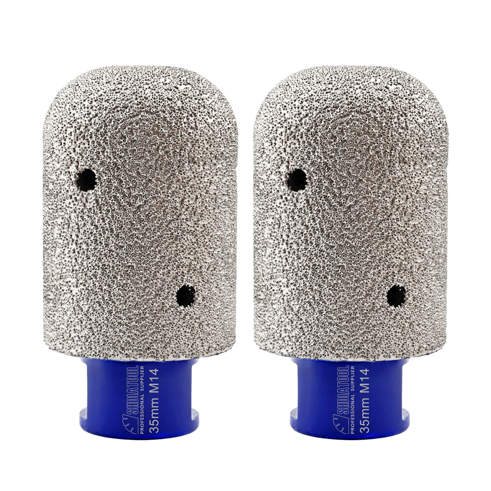 Diamond Finger Milling Bits Porcelain Ceramic Marble M14 or 5/8-11 Thread SHDIATOOL