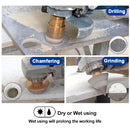SHDIATOOL Diamond Core Drill Bits 1set/8pcs M14 Thread 20/25/32/35/40/50/68mm Core Bits+50mm Chamfer Marble Ceramic Tile Hole Saw - SHDIATOOL