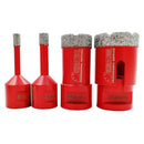 4pcs/set Dry Diamond Drill Bits for Porcelain Tile Stoneware Granite M14 Thread - SHDIATOOL