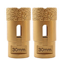 SHDIATOOL 1pc M14 thread Vacuum Brazed Dry Diamond Drilling Core Bits for Ceramic Tile Hole Saw Marble Porcelain Stone - SHDIATOOL