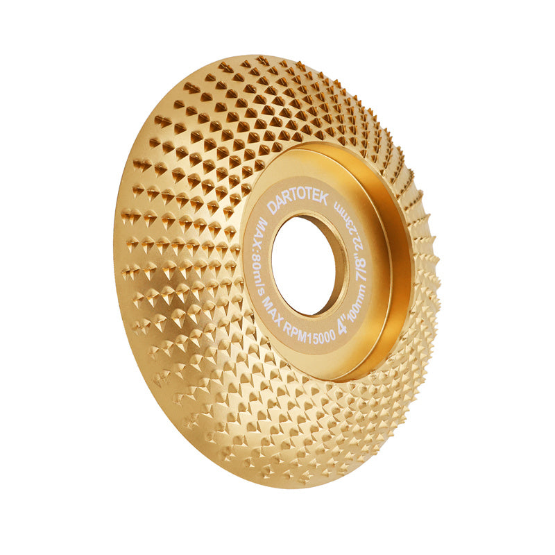 DARTOTEK 1pc 75/100/125mm Wood Grinding Wheel Cup Wheel Milling Disc Plate Carving Profile Plain Bevel Camber Bowl Abrasive Tool Trimming
