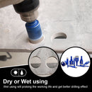 SHDIATOOL Diamond Drilling Bits Set 11pcs 6/6/6/8/10/12/20/25/28/32/35mm Round Shank Granite Marble Ceramic Vaccum Brazed Core Bit