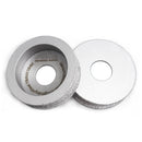 SHDIATOOL 3"/75mm Diamond Grinding Disc of Half-Round Edge 2pcs Marble Granite - SHDIATOOL