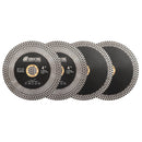 X Mesh Turbo Blade Tile Ceramic Marble Double Sided Diamond Cutting Grinding Disc