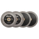 X Mesh Turbo Blade Tile Ceramic Marble Double Sided Diamond Cutting Grinding Disc