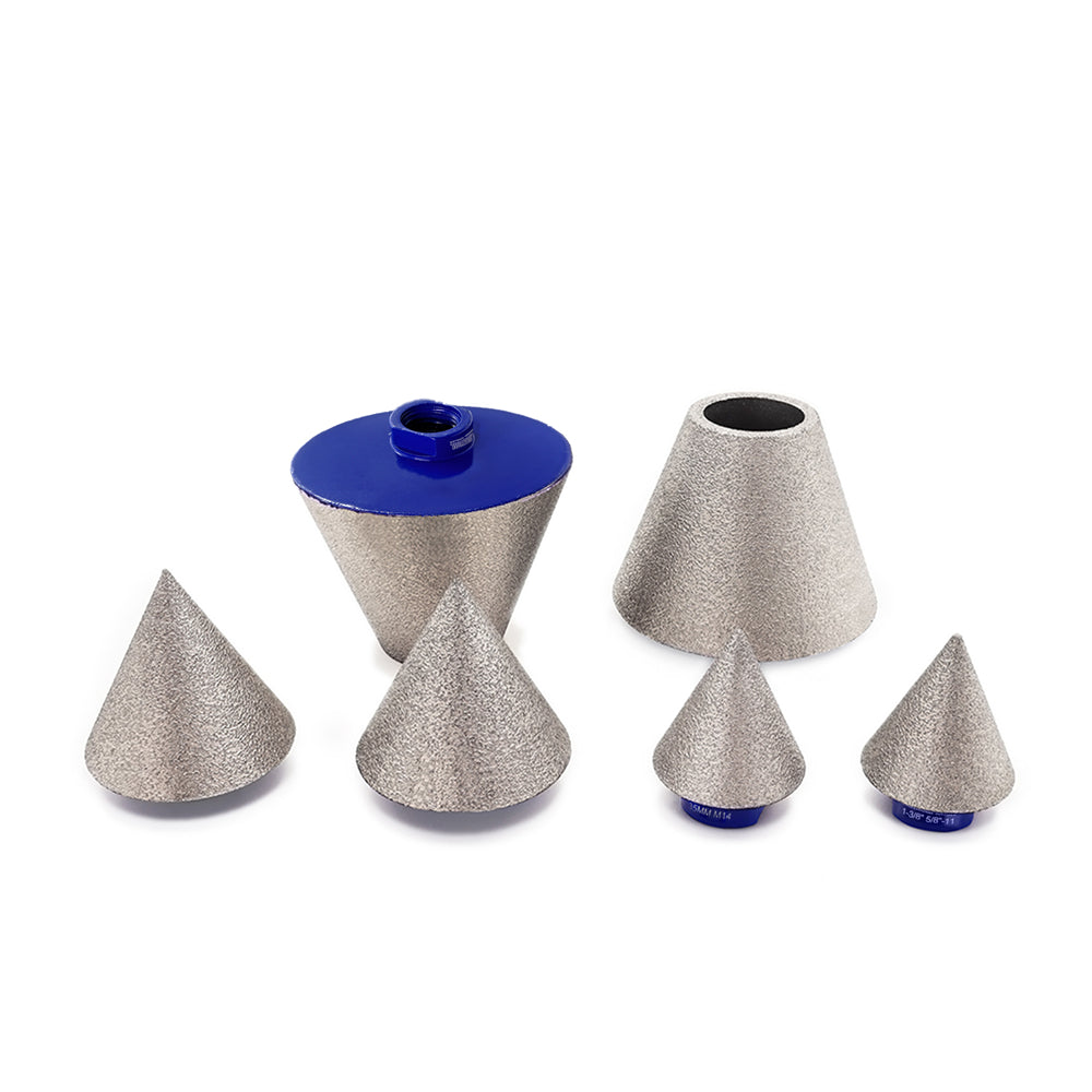 Diamond Chamfer Milling Bit Ceramic Granite Marble Porcelain M14 or 5/8-11 Thread