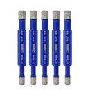 SHDIATOOL Diamond Drilling Core Bits 5pcs 6-6/8mm Granite Ceramic Masonry Marble Vacuum Brazed Hole Saw Hexagonal Shank